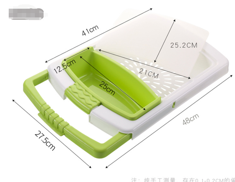 Planche à découper en plastique pour la cuisine